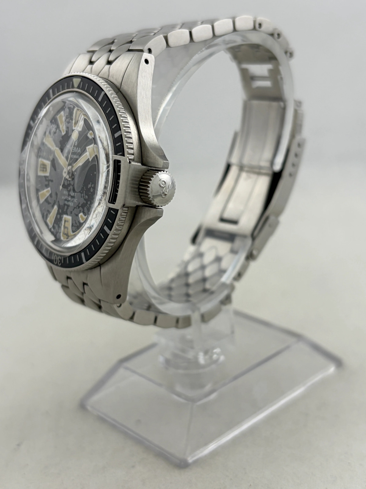 New Men’s Wristwatch Yema Superman Skin Diver Automatic Sellita SW200-1 with Box