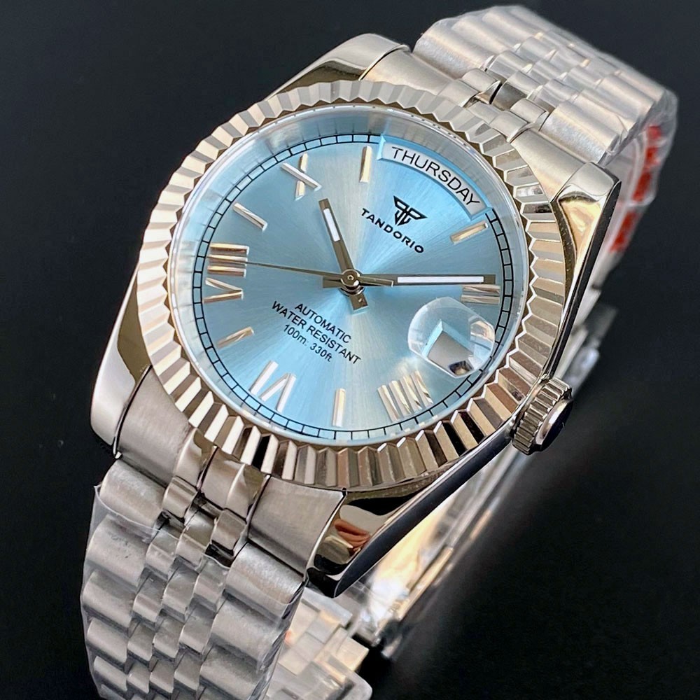 Tandorio 36mm/39mm Sapphire Glass Sunburst Dial 20ATM Japan NH36 Auto Men Watch
