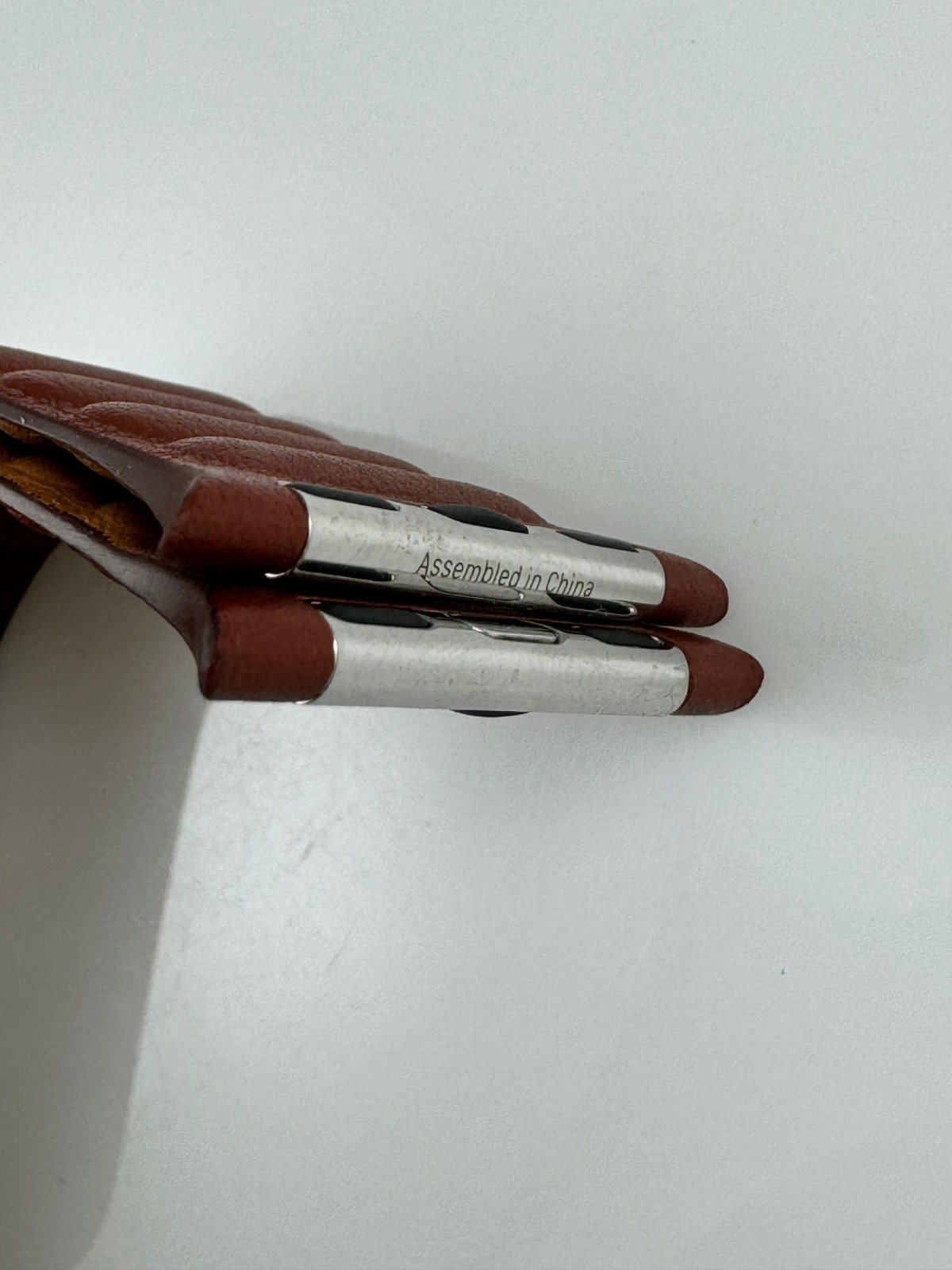 Original Genuine Apple Watch Leather Link 38mm 40MM 41MM S10 42MM Umber Band SM