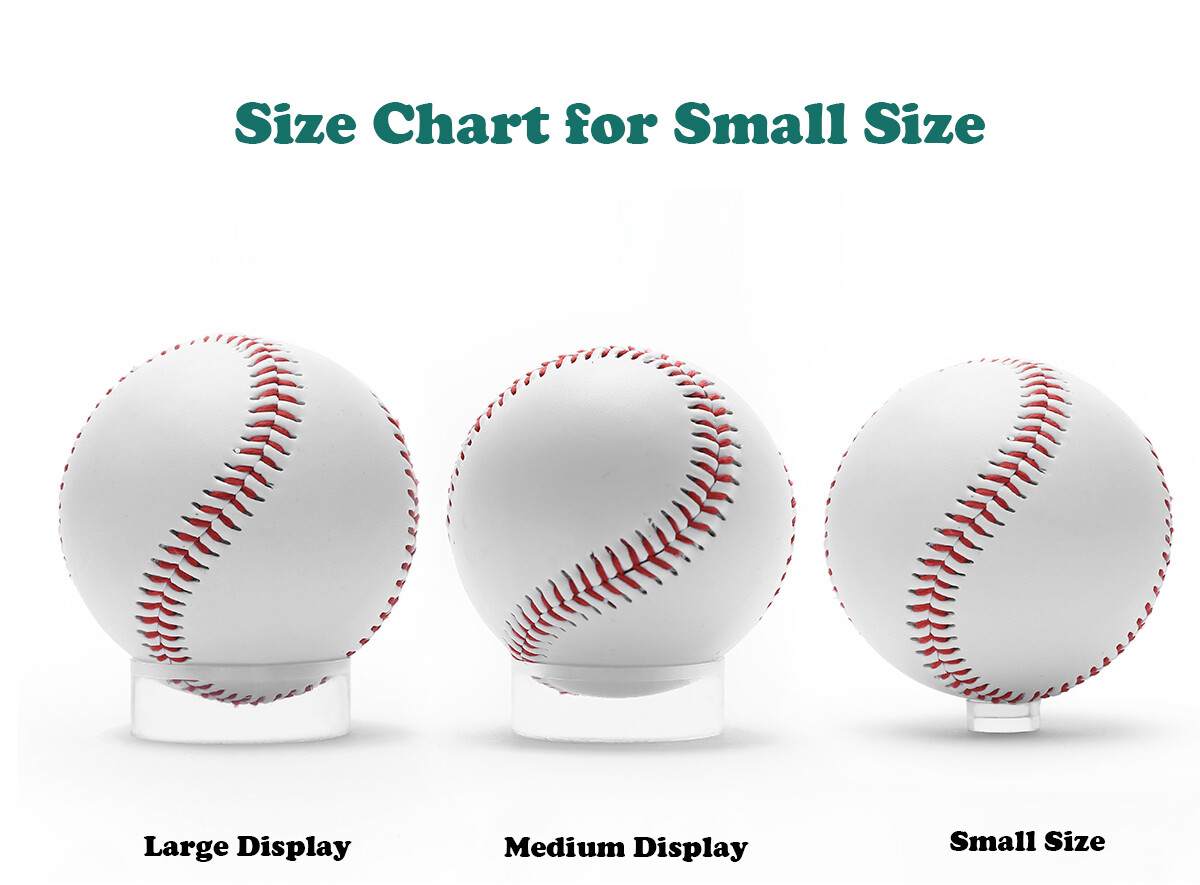 30 PCS Clear Baseball Holder Display Stand Ring Beveled Large 1-5/8″ Hold 20lb
