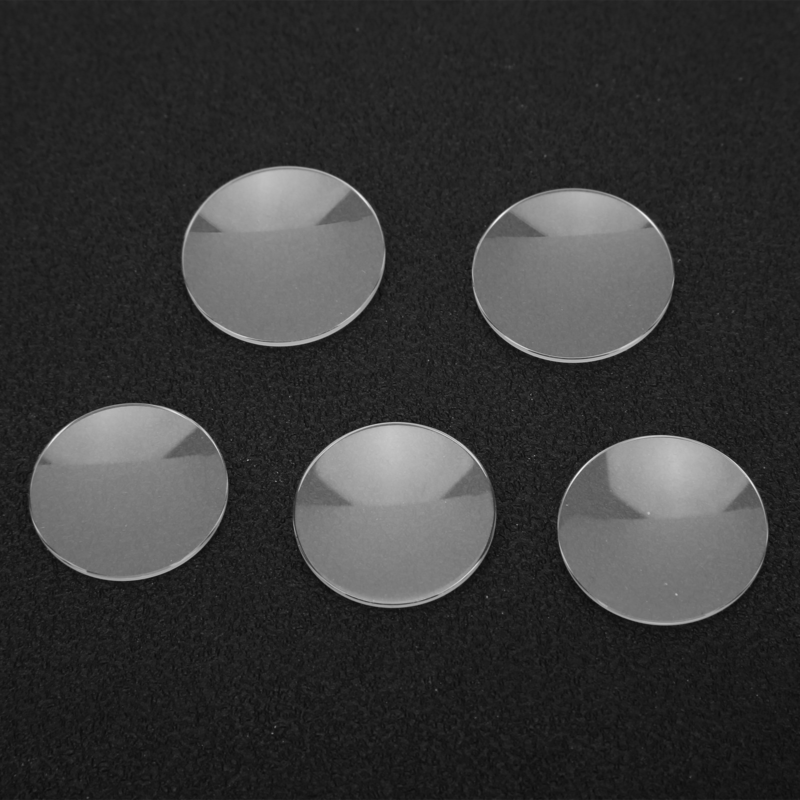 5PCS 25.5mm-27.5mm Single Dome Sapphire Watch Crystal Glass 1.7mm Thickness