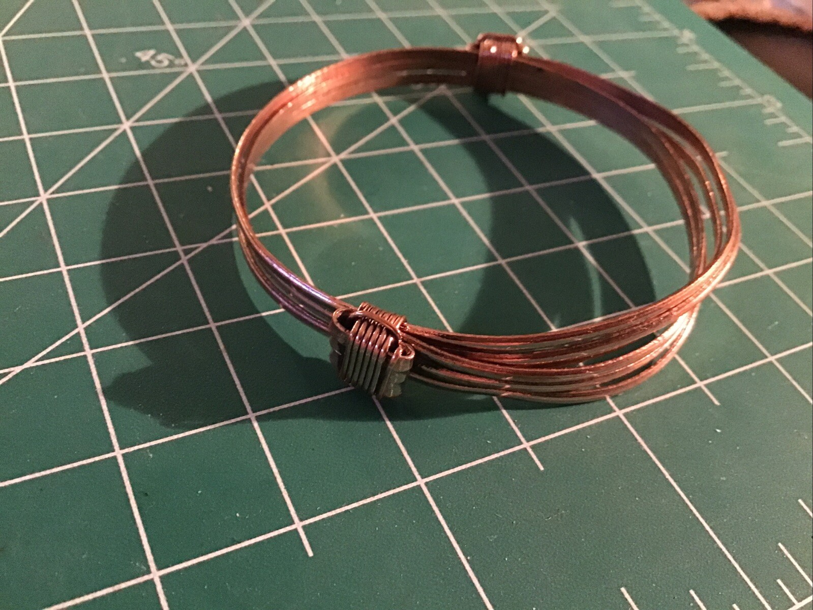 Elephant hair bracelet made from copper Kenya Kenyan Africa African Bangle