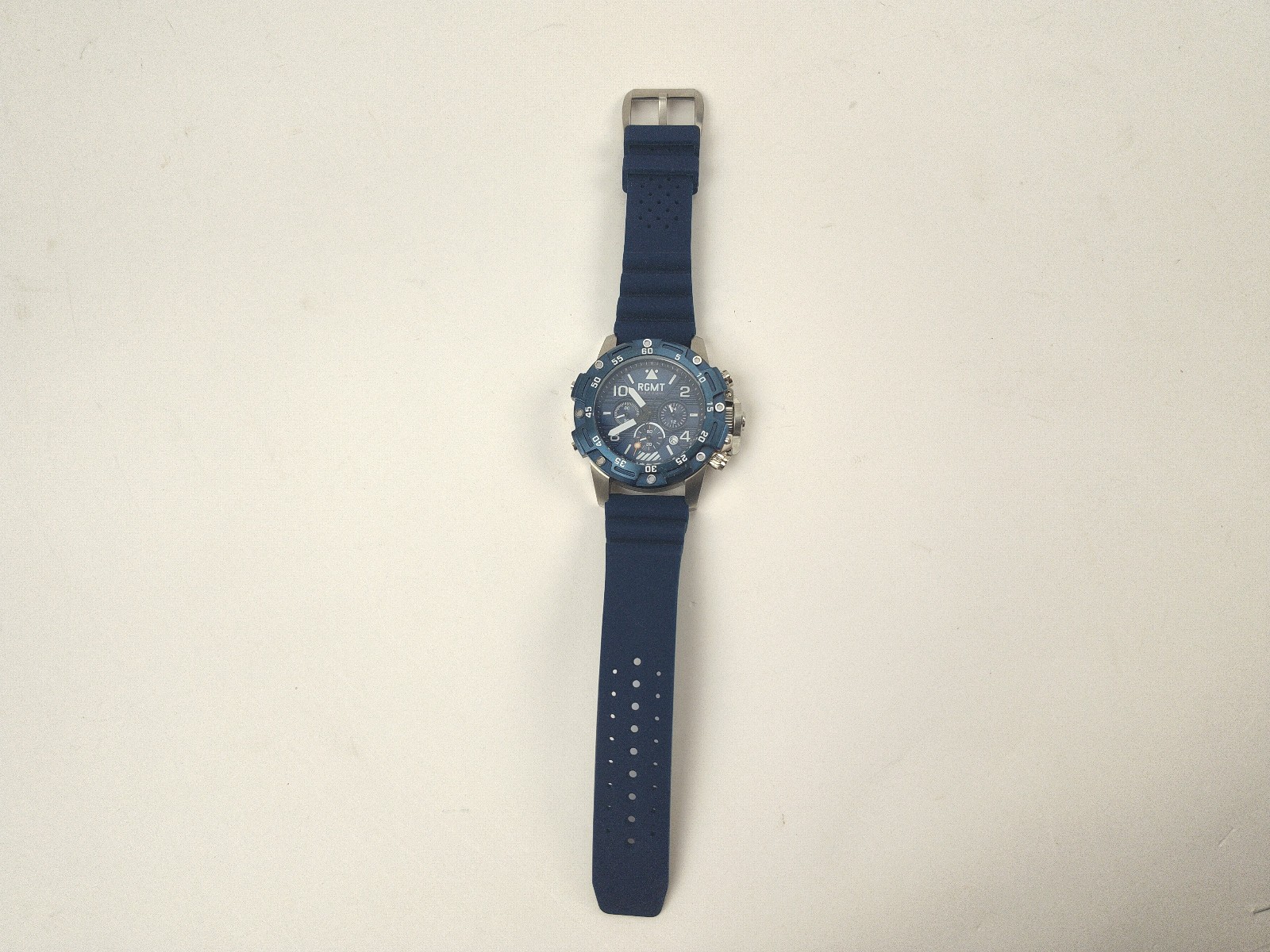 RGMT Hercules RG-8002 Men’s Chronograph Wrist Watch – 48mm – Blue Dial – 200M WR
