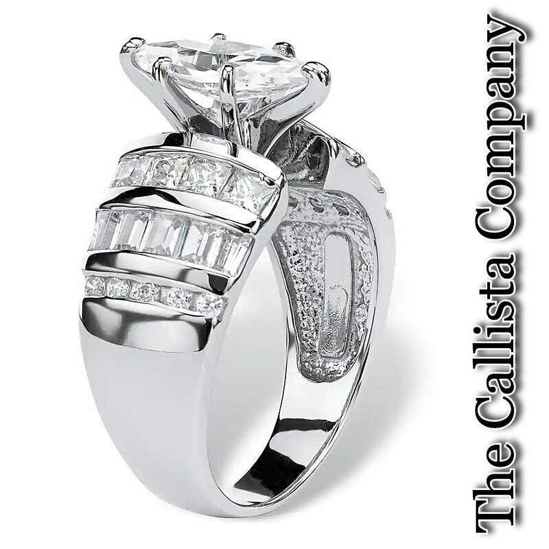 LAB-CREATED 1.62 CT MARQUISE CUT CLEAR 3A+CZ S925 STERLING SILVER RG SZ 6,7,8,9