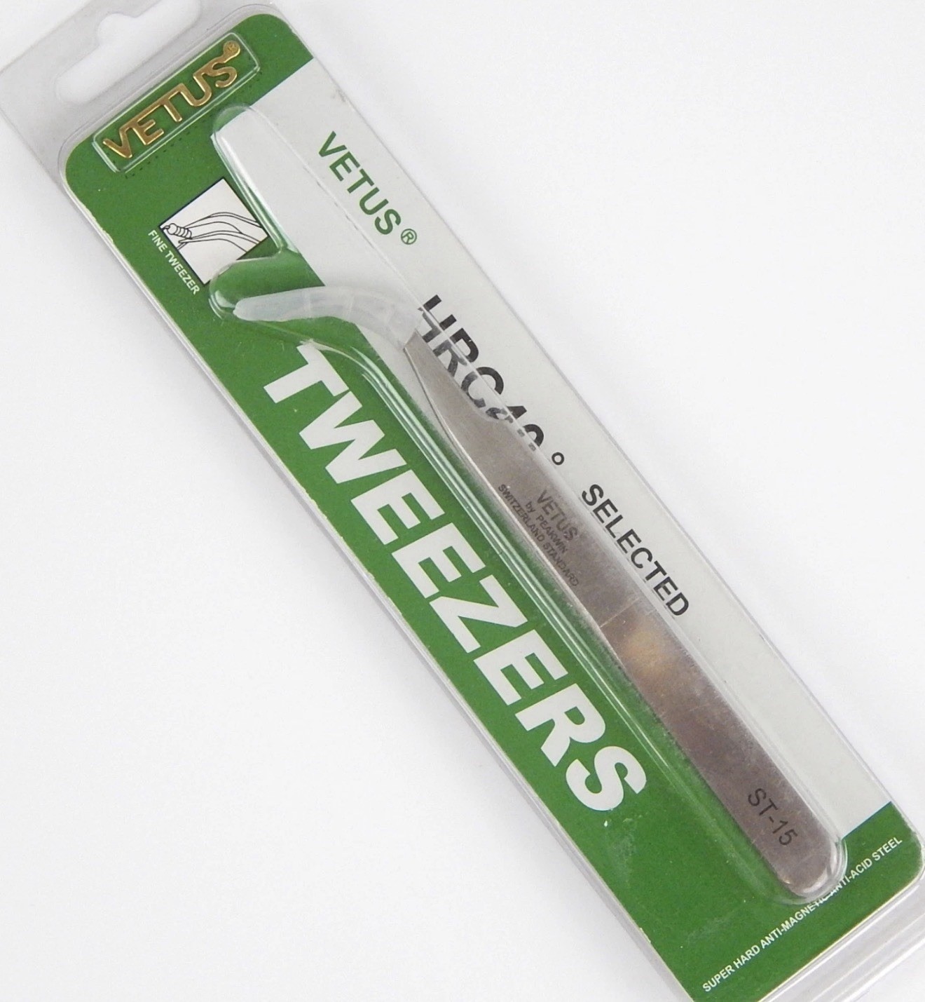 Watch Hairspring Tweezers Vetus No.7 Stainless Steel Precision Anti Magnetic