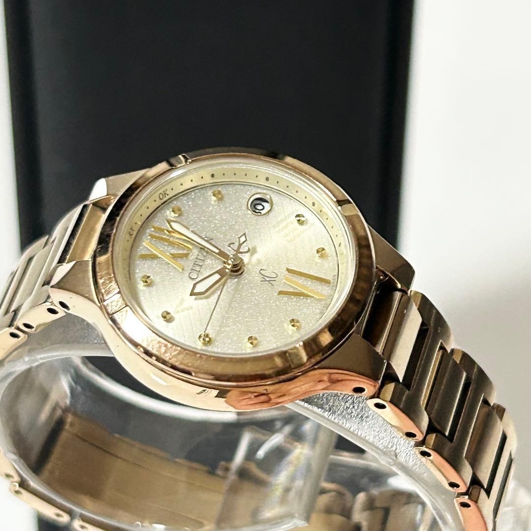 Citizen xC Eco-Drive Solar Radio Controlled Womens Watch Titanium Gold