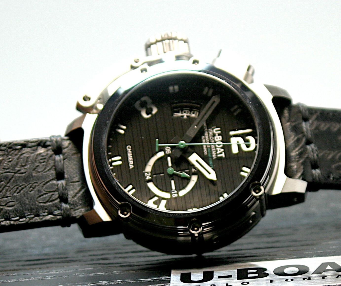 U-Boat 9605 Chimera 46mm SS Black Automatic 10ATM Unworn