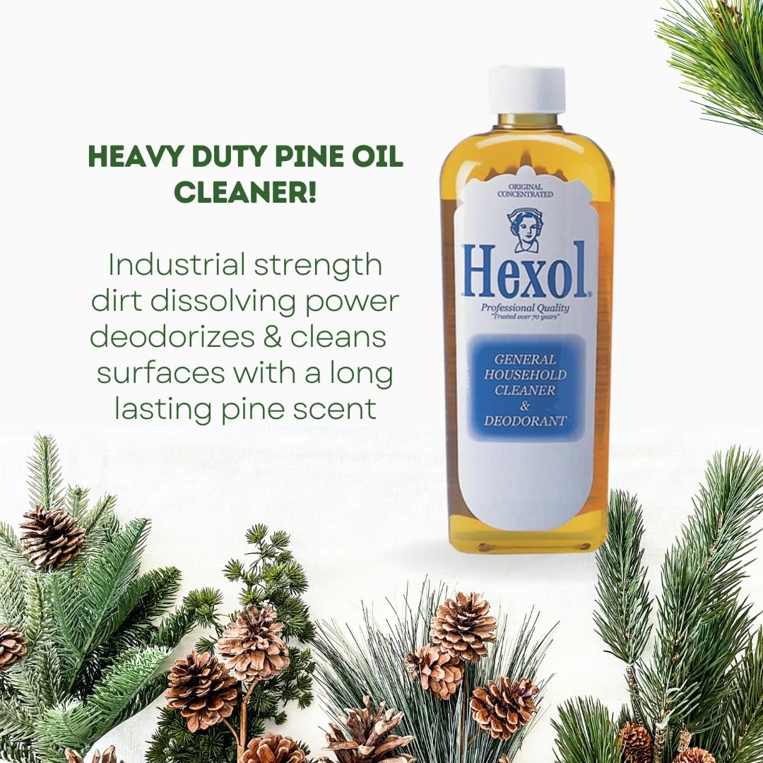 Hexol Deoderant Concentrated General Household Cleaner 16 Fl Oz (Pack of 6)