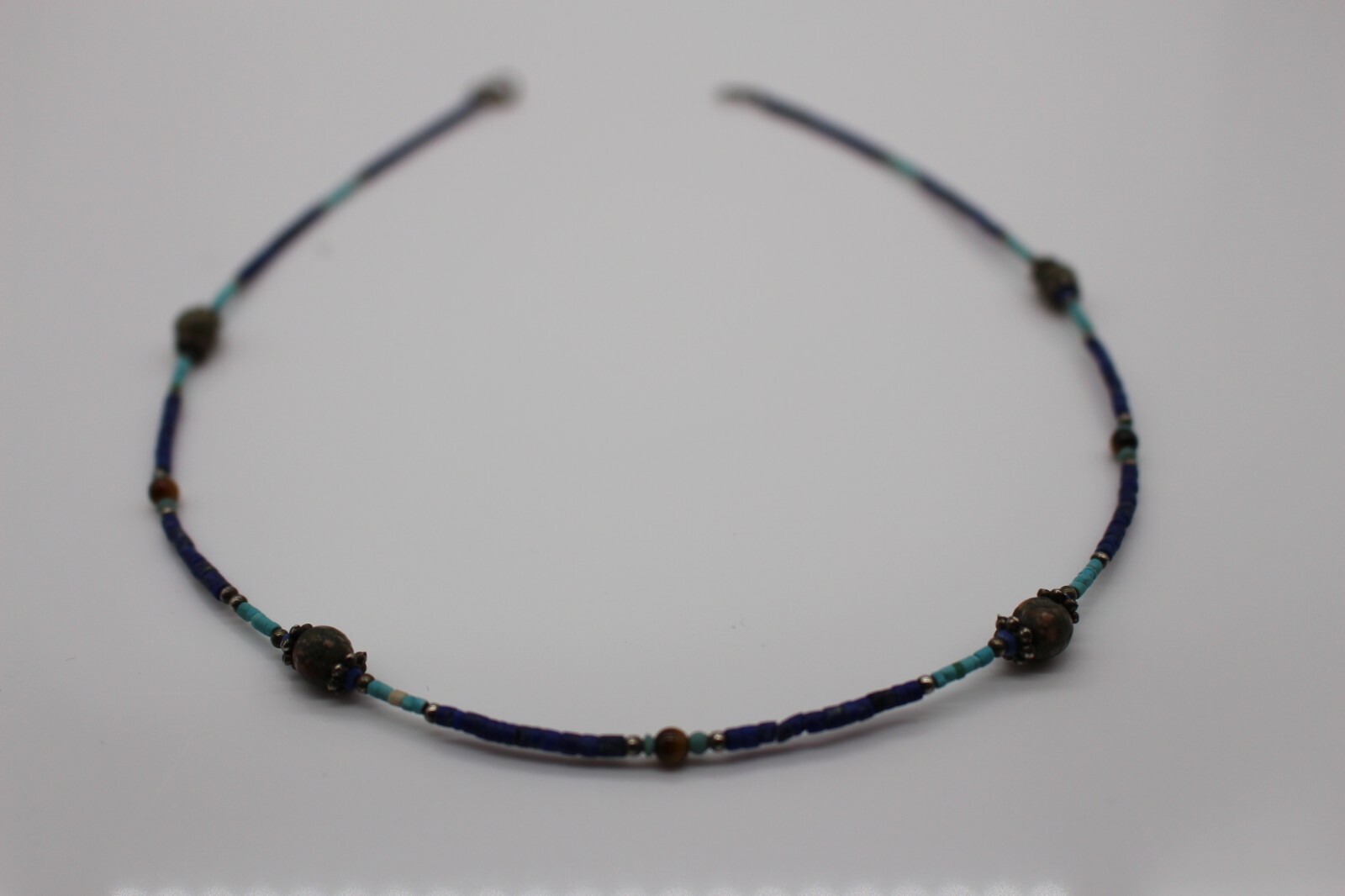 Lapis Türkis Jade Heishi Mix Kette 1-5-10 Strang Handarbeit Naturstein Heilstein