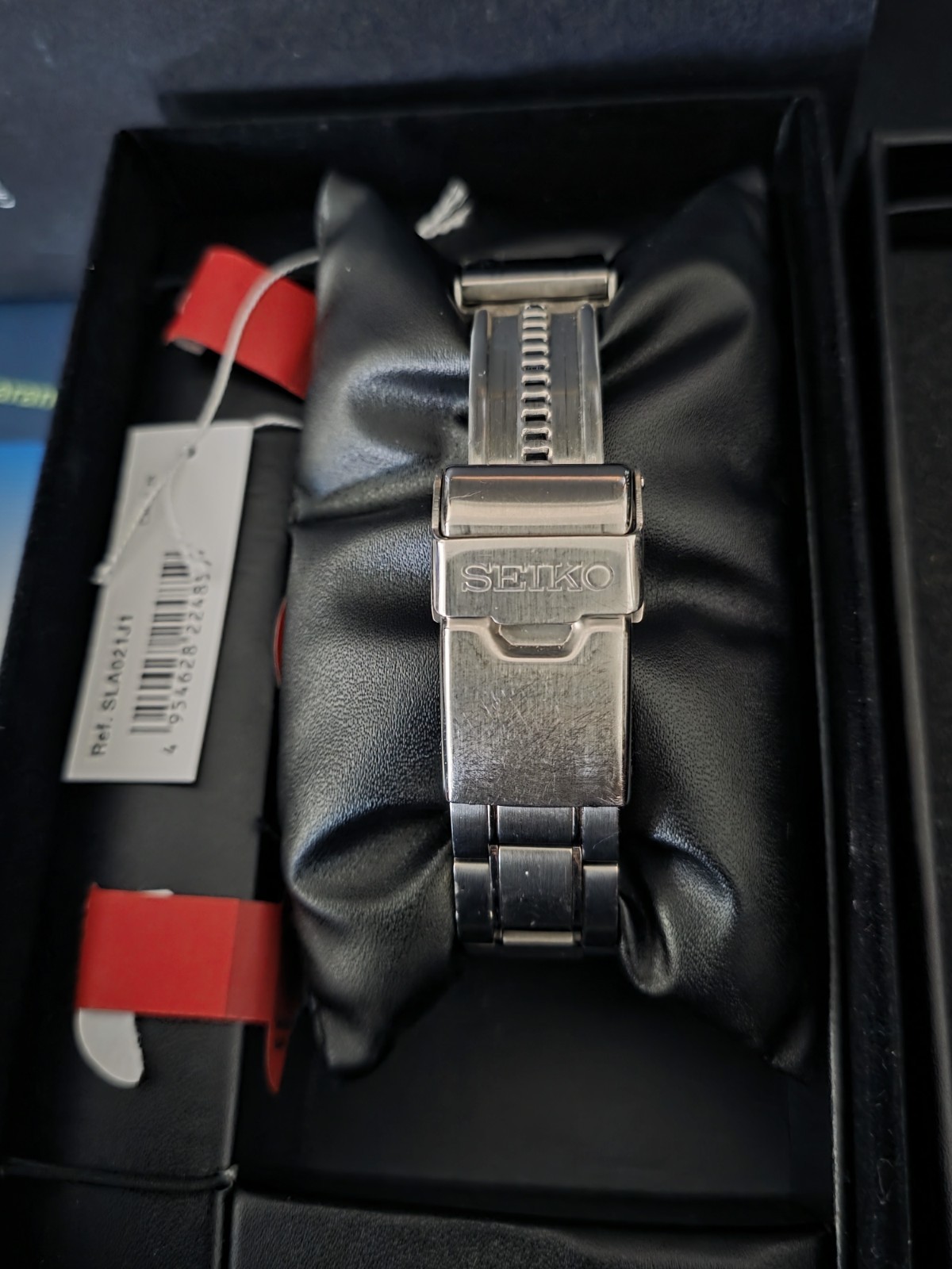 Seiko SLA021J1 MM300 Prospex Automatic Diver 300m Black Dial Box + Papers