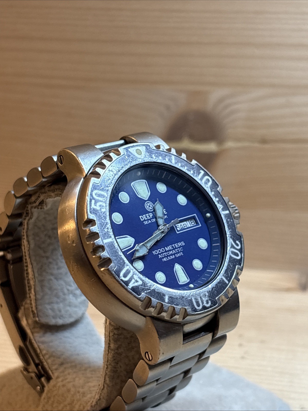 Deep Blue PRO SEA DIVER 1000M AUTO DIVE WATCH-BLUE 0168/1000