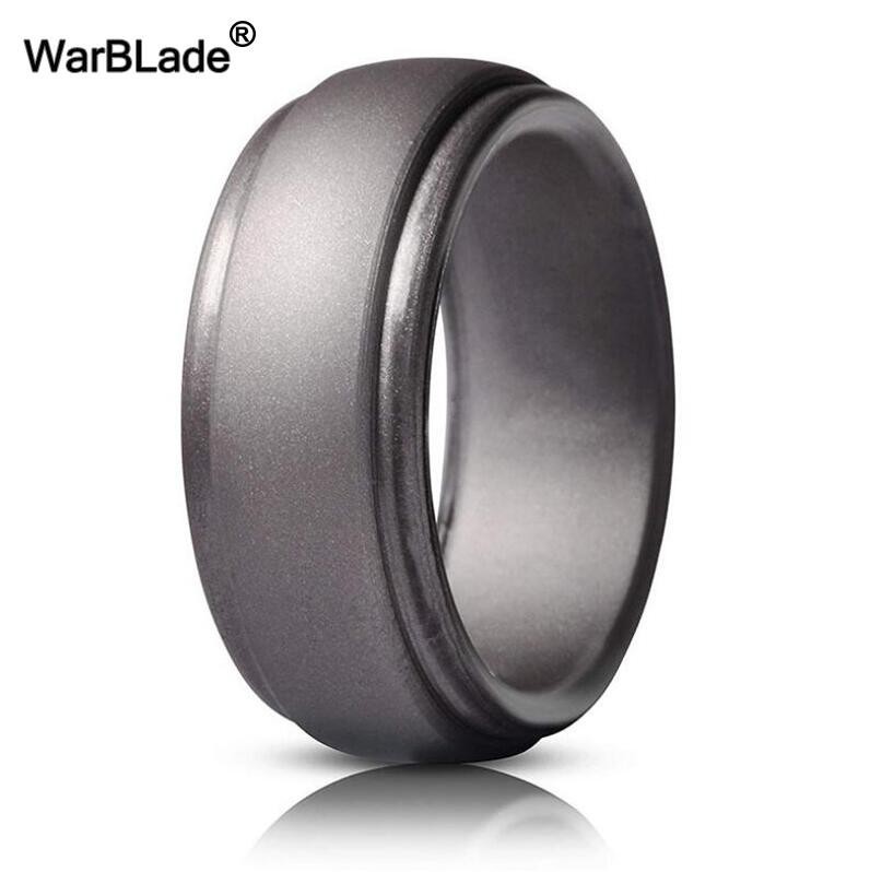 4 Pack Silicone Wedding Engagement Ring Men Women Rubber Band Gym Sports