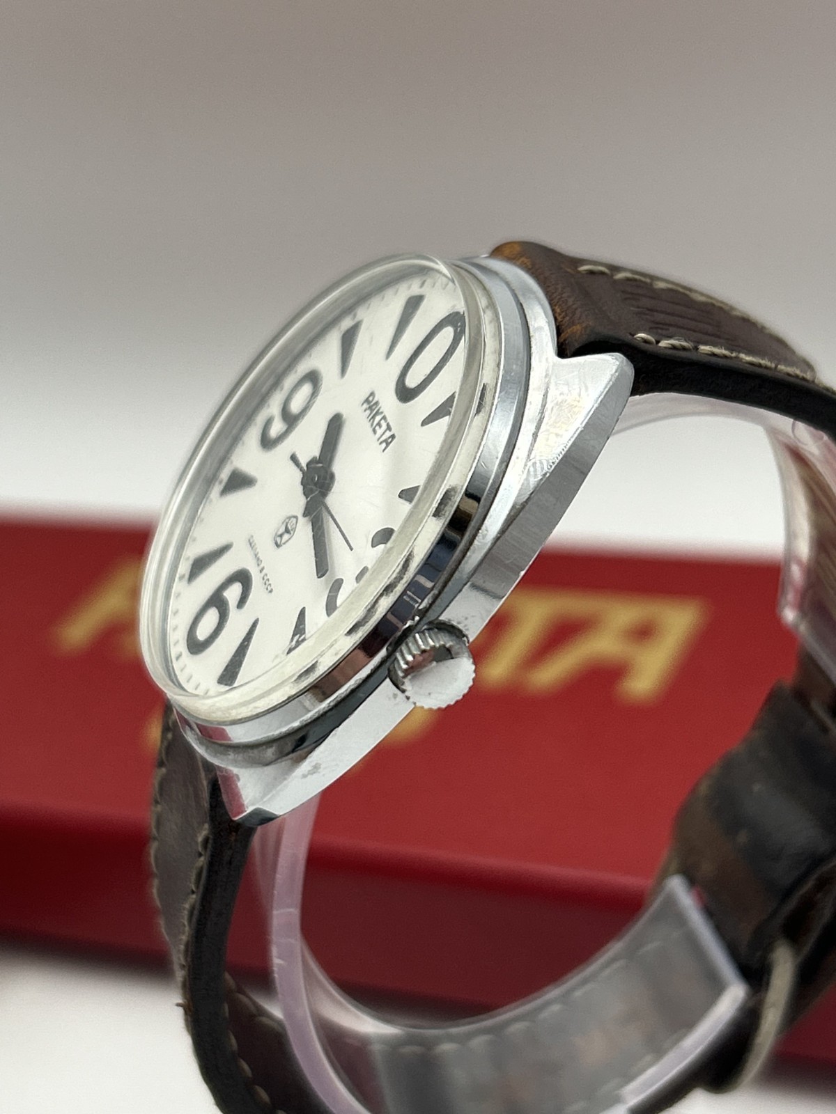 NOS Raketa Big Zero (Ракета Большой ноль) Watch Box & Papers Original | USSR