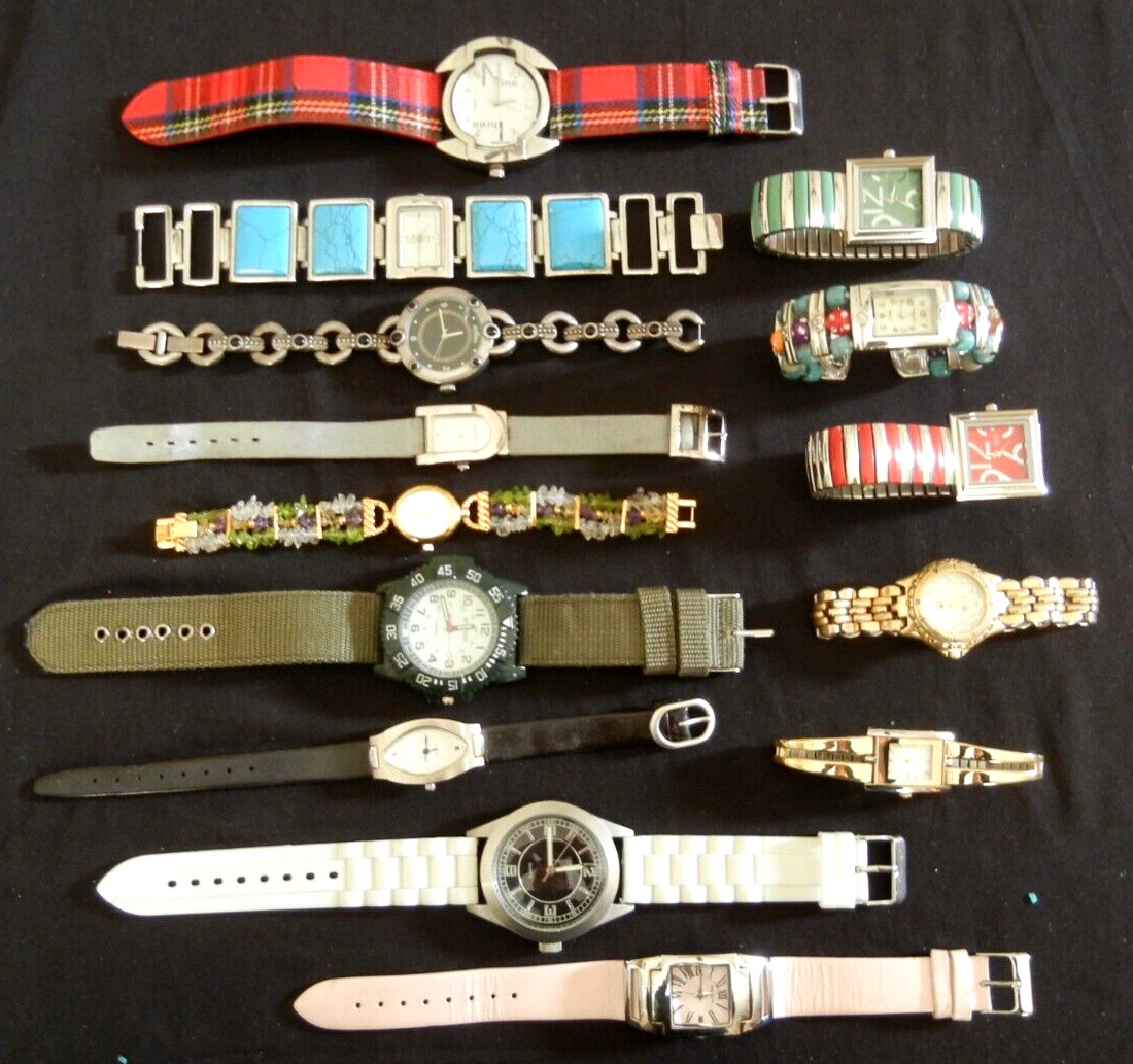 WATCHES Large Lot of New and Nearly New All Running!!! Great Everyday Wear!
