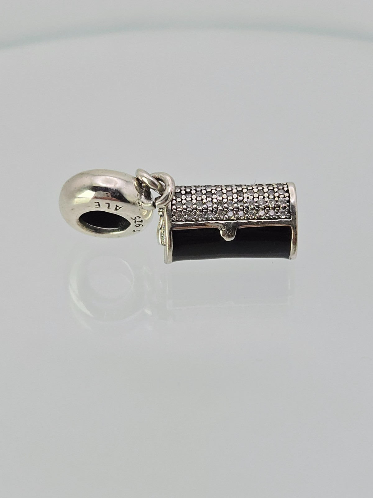 Authentic Pandora Silver purse Clutch Bag dangle Charm