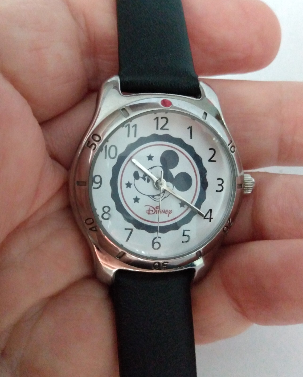 MICKEY MOUSE Disney Vintage Watch, SII, New Band, New Battery, Running