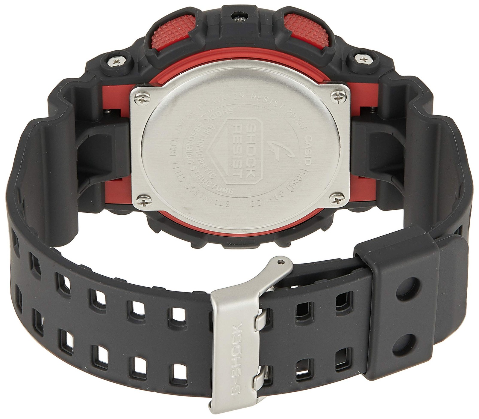 Casio G-Shock Men’s Watch in Resin with Anti Slip Over Sized Buttons – Water