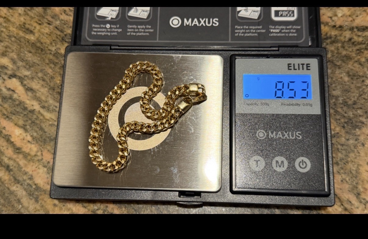 14k Gold Franco Bracelet 4.9mm / 8in