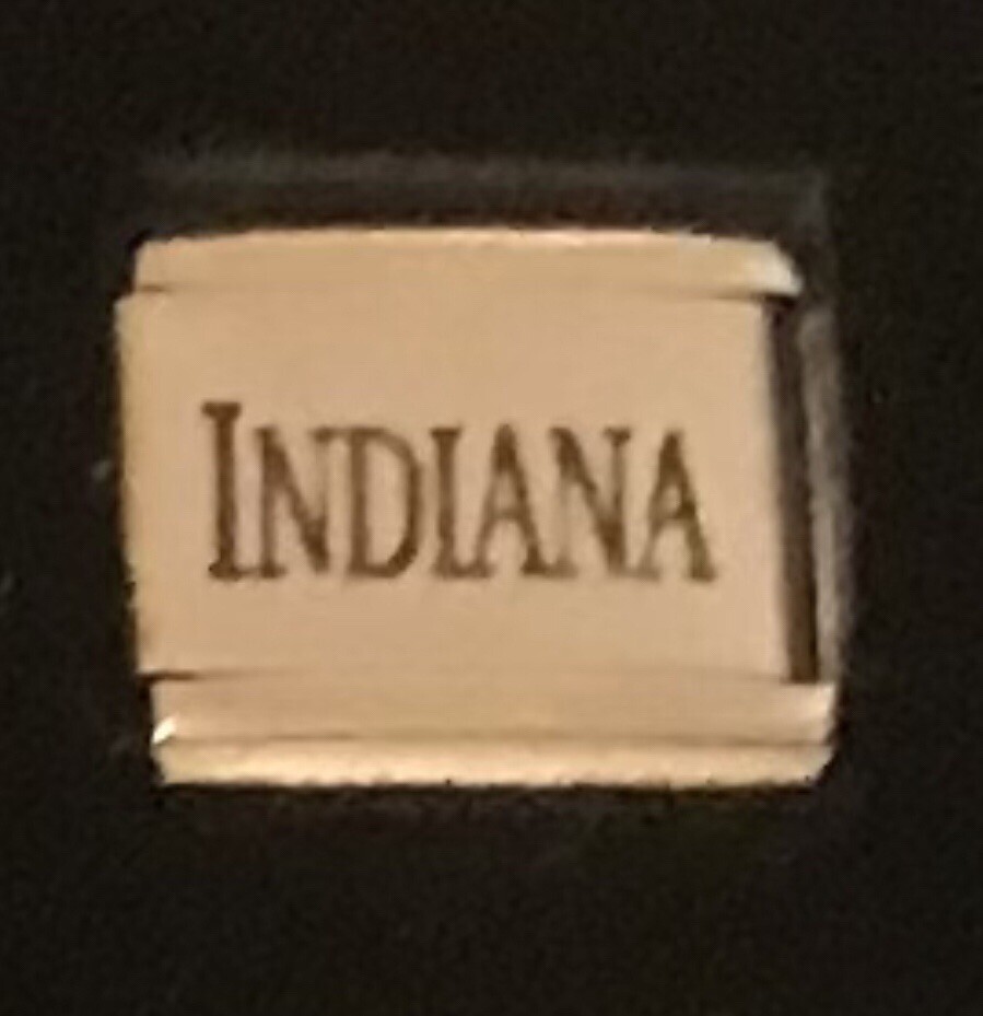Indiana Laser Italian Charm Link 9MM K47