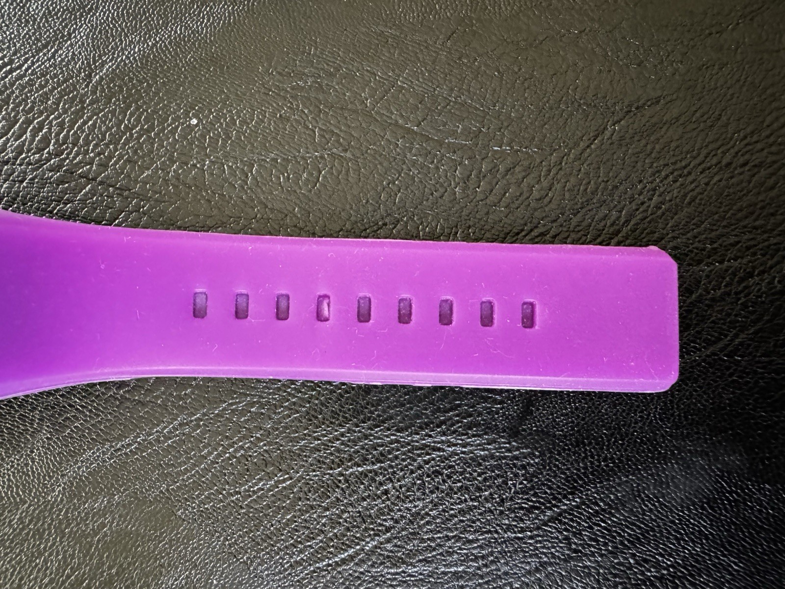 FUNBOY Purple Analog Quartz Wristwatch Silicone Strap Cushion Case 44-47.9mm