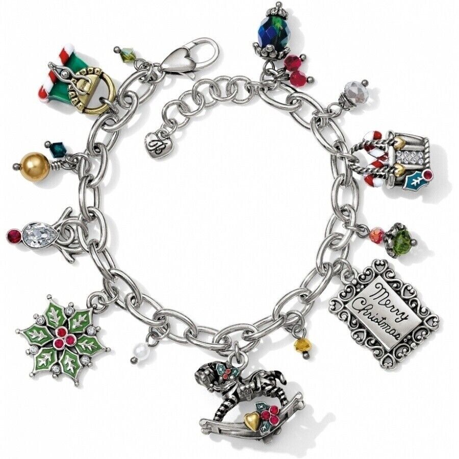 Brighton YULETIDE Collection Christmas Holiday Charm Bracelet – RETIRED.