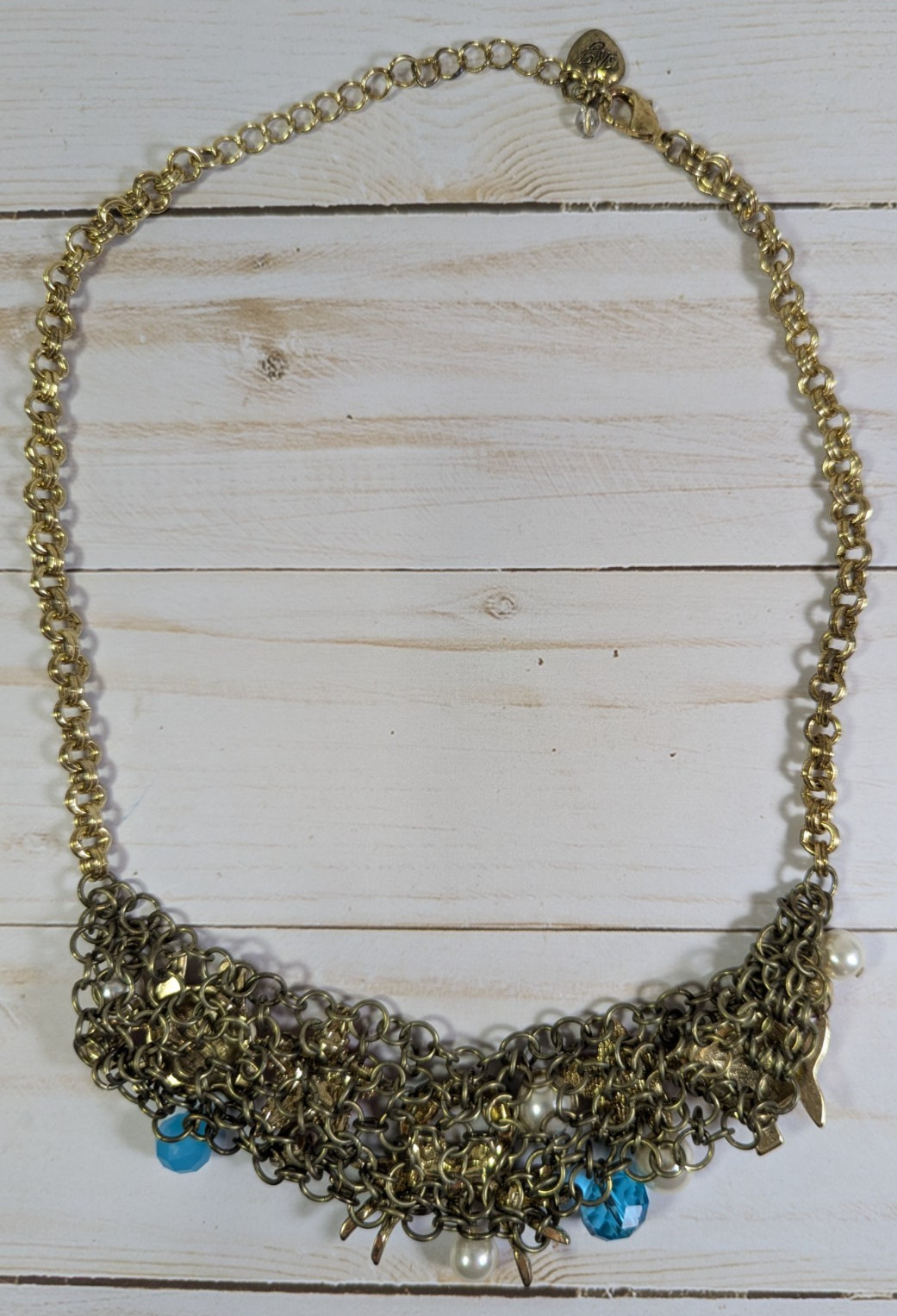 Lovely Betsey Johnson Necklace, Sparkling Under the Sea Fish & Other Creatures