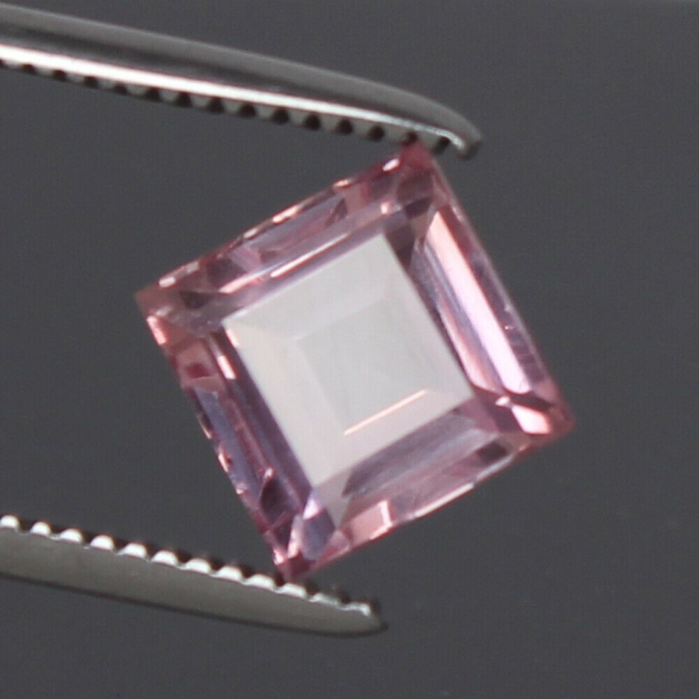 Flawless Natural Pink Morganite Square Cut 9.95 Ct Loose Gemstone @Best Offer