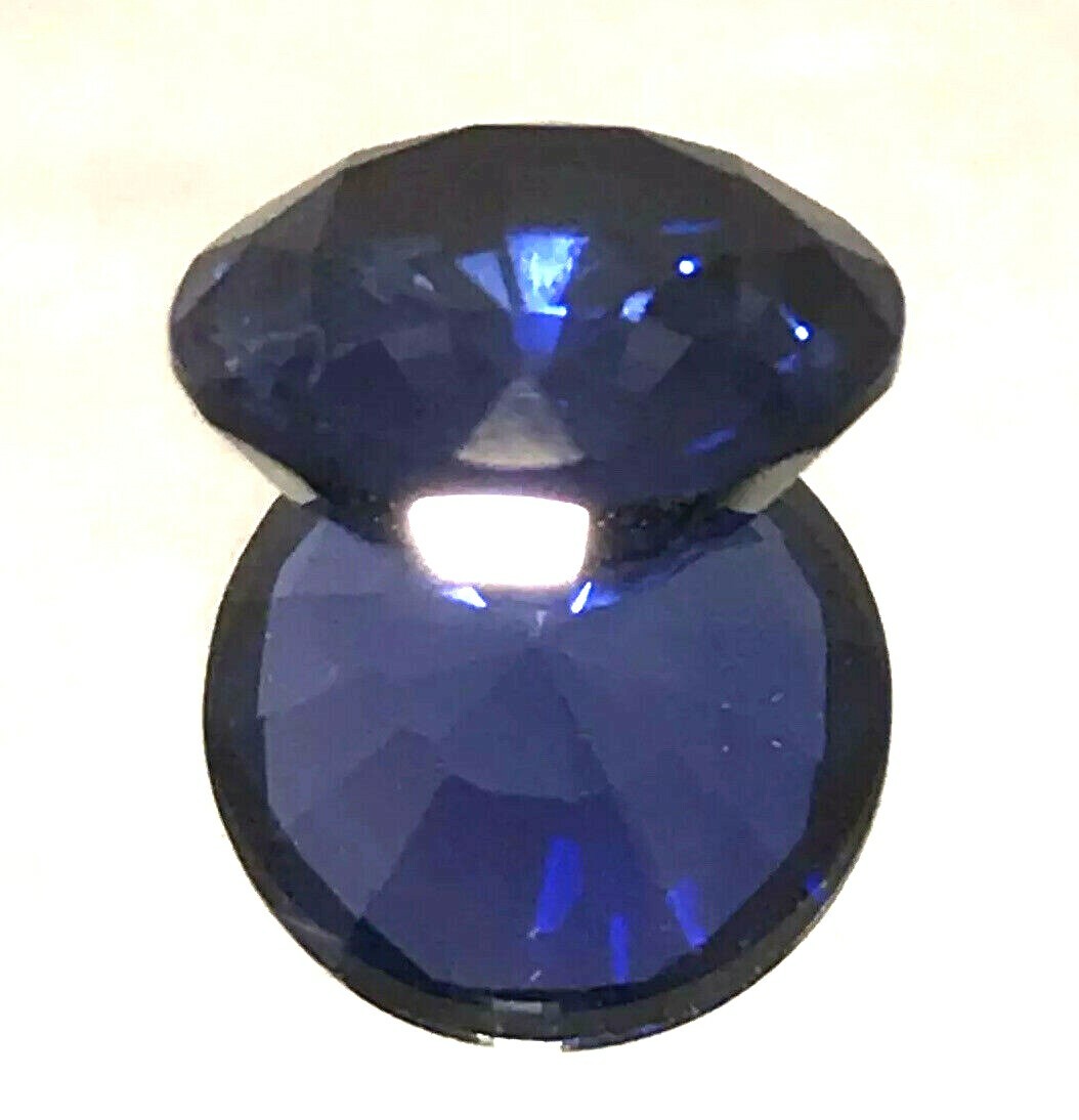 3.70 Ct Natural Blue Sapphire , Excellent Round Cut , VS Clarity.9 mohs