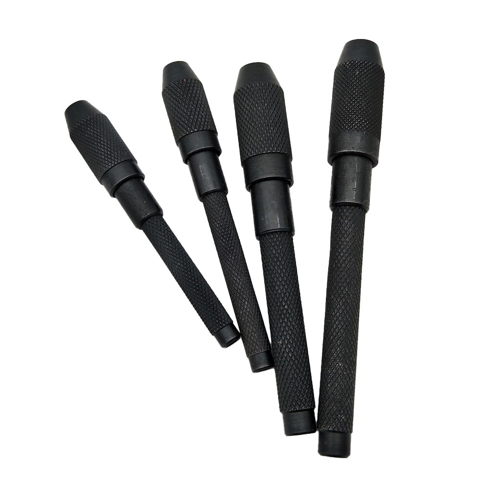 4 Pcs Pin Vise Set Hand Held Hollow Handle 4 Piece Vice Chuck Sizes B9J53137