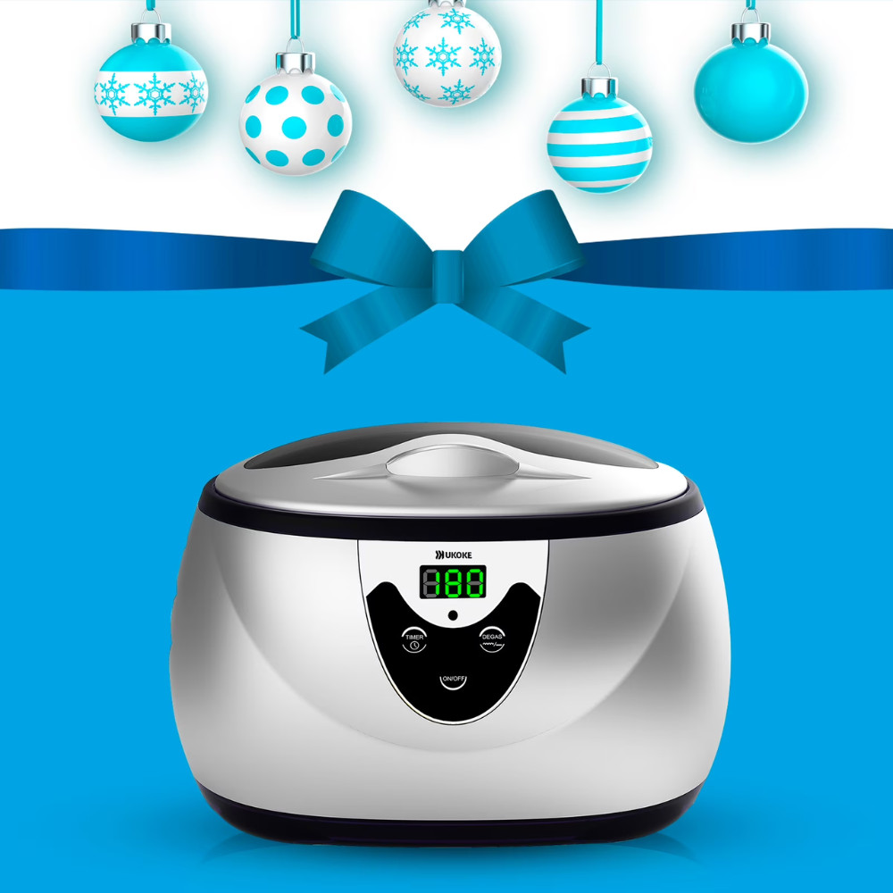Ukoke UUC06S Ultrasonic Cleaner for Jewelry, Eyeglasses, Rings, and Watches NEW