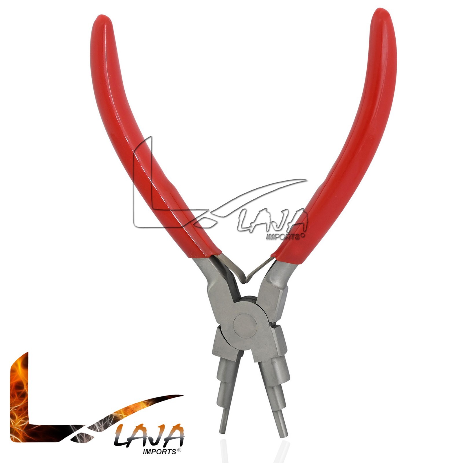 Bail Making Pliers Anti Slip Grip Handles 6 Step Craft Wire Wrapping Tool PL-064