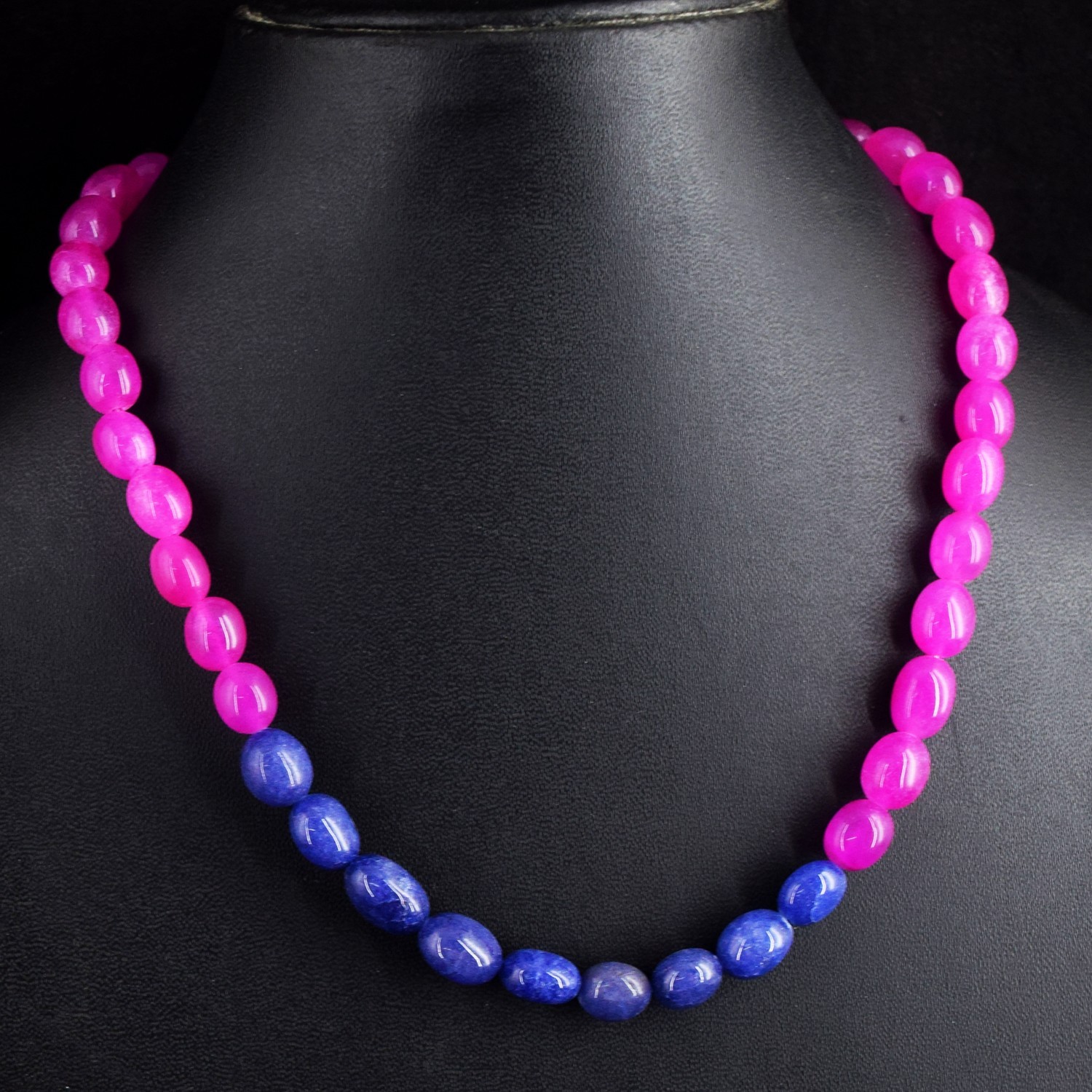 Beautiful Onyx 248.00 Cts Elegant Beaded Most Outstanding Necklace RK 21 E784
