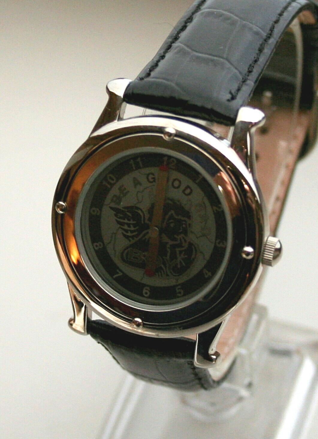 Rare Boy London Changing Dial Good / Bad Devil LCD Watch New NOS 1990s