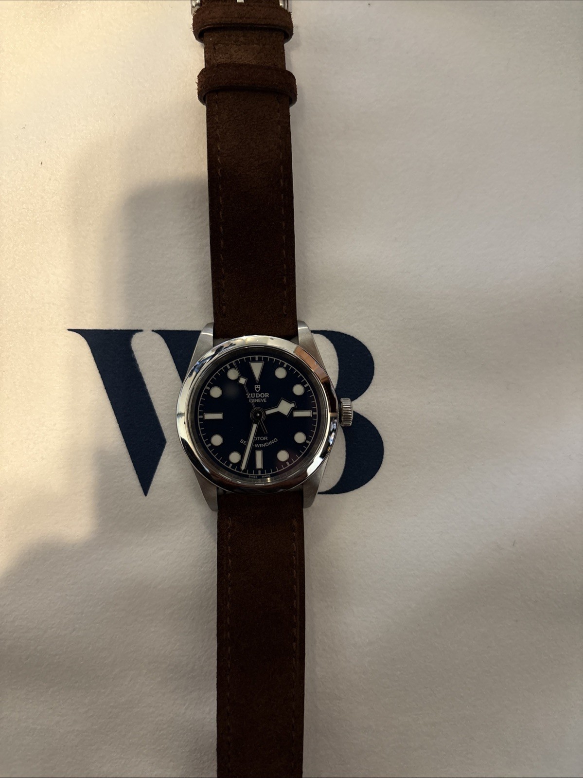Tudor Black Bay 32 Blue Dial Box And Papers, No Bracelet. *Read Description*