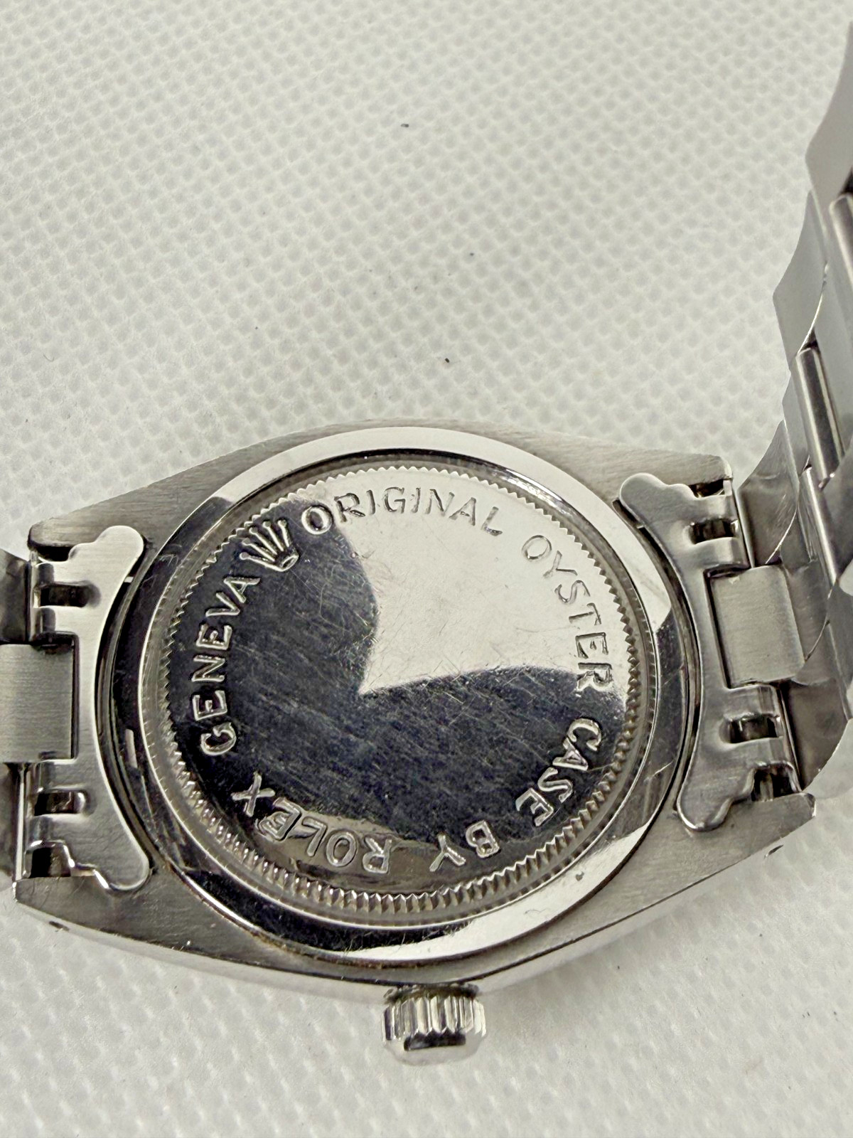TUDOR Oyster Big Rose 7962 Manual Wind Silver Dial Vintage Watch