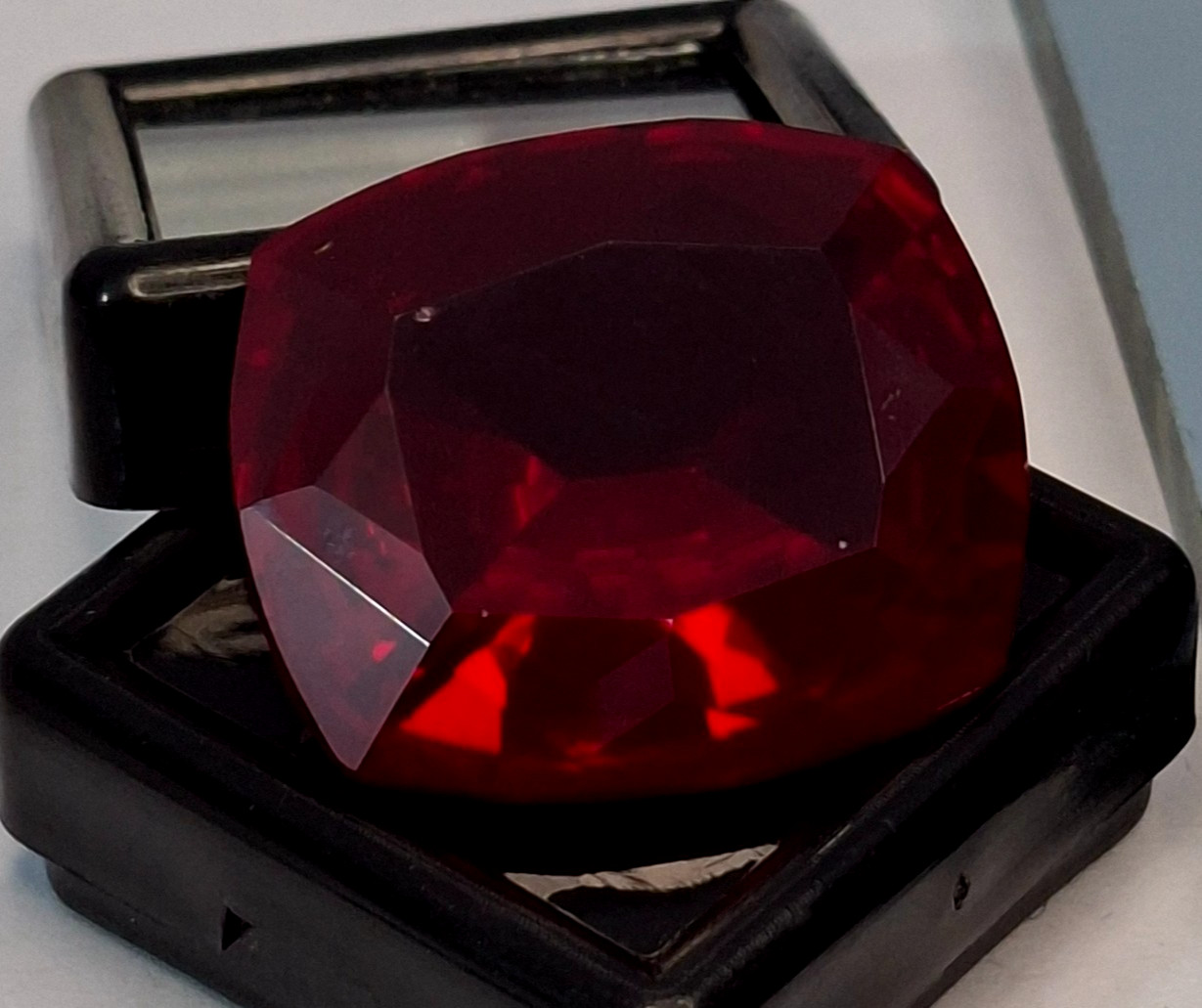 Red Ruby Mozambique Cushion Cut 58-60 Ct Natural Loose Certified Gemstone GB017