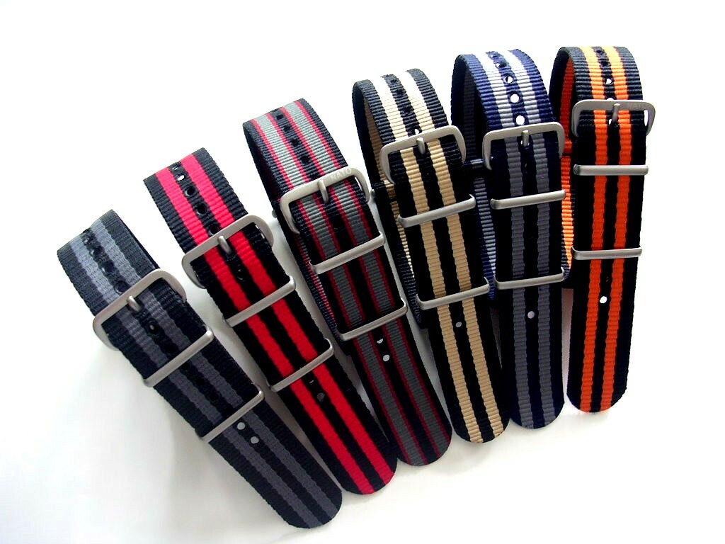 22mm Tan NATO G10 Ballistic nylon watchband strap 2 pak MoD RAF Bonded IW SUISSE