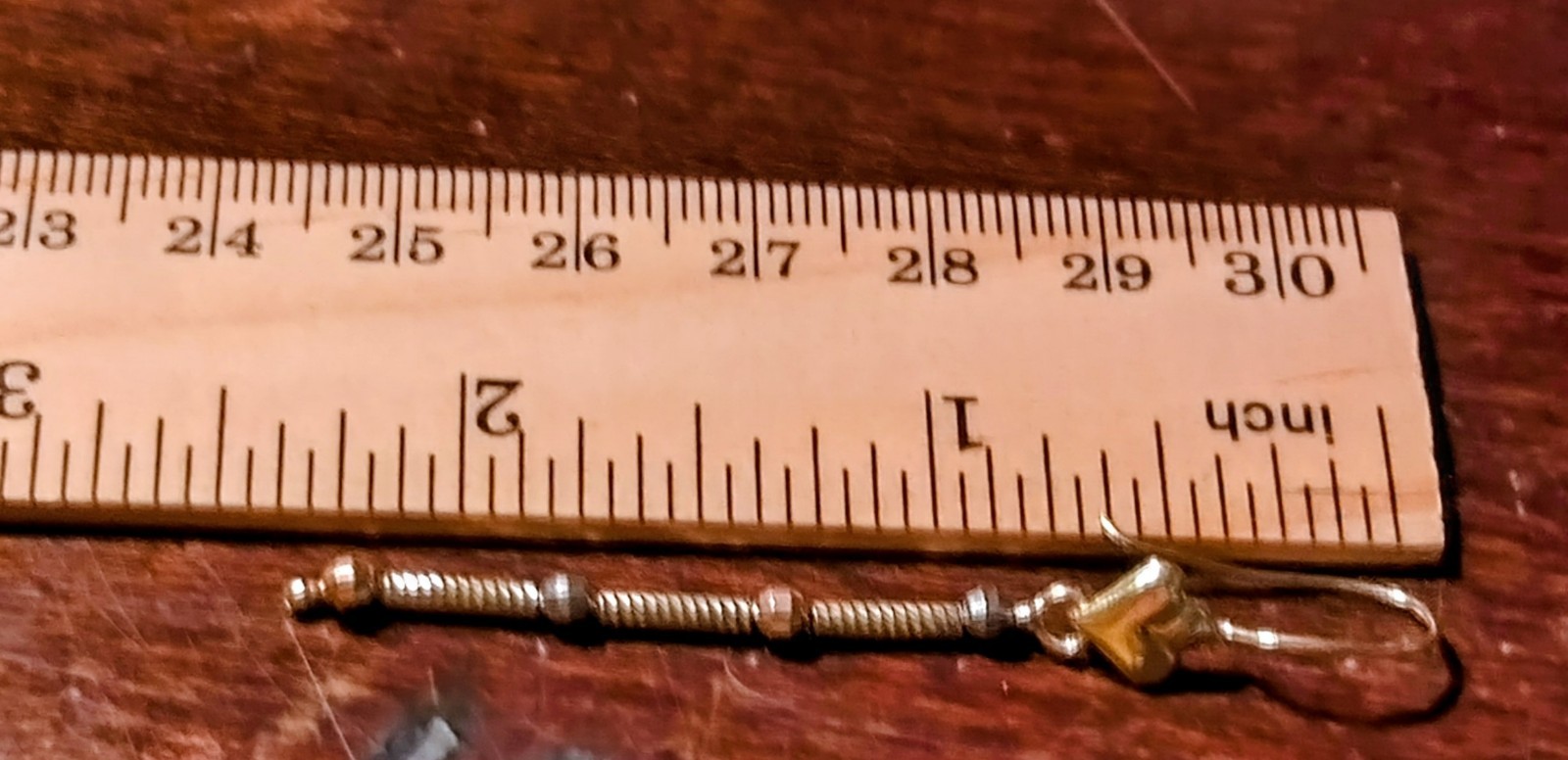 10k Tricolor Earrings 2.25 Inches Long And 2.2 Grams gold
