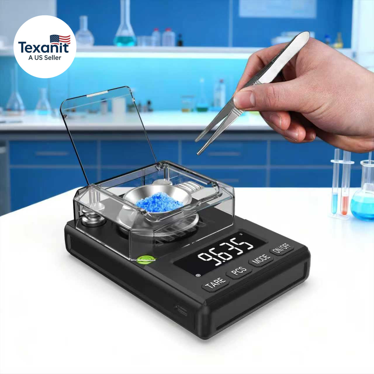 ‌100G X 0.005G High Precision Milligram Scale – Digital Scale for Jewelry, Gemst