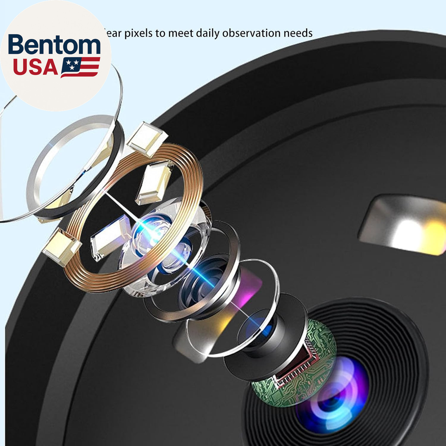1000X Magnifying Glass Handheld Digital Magnifier with 3 Light Sources 2.8In IPS