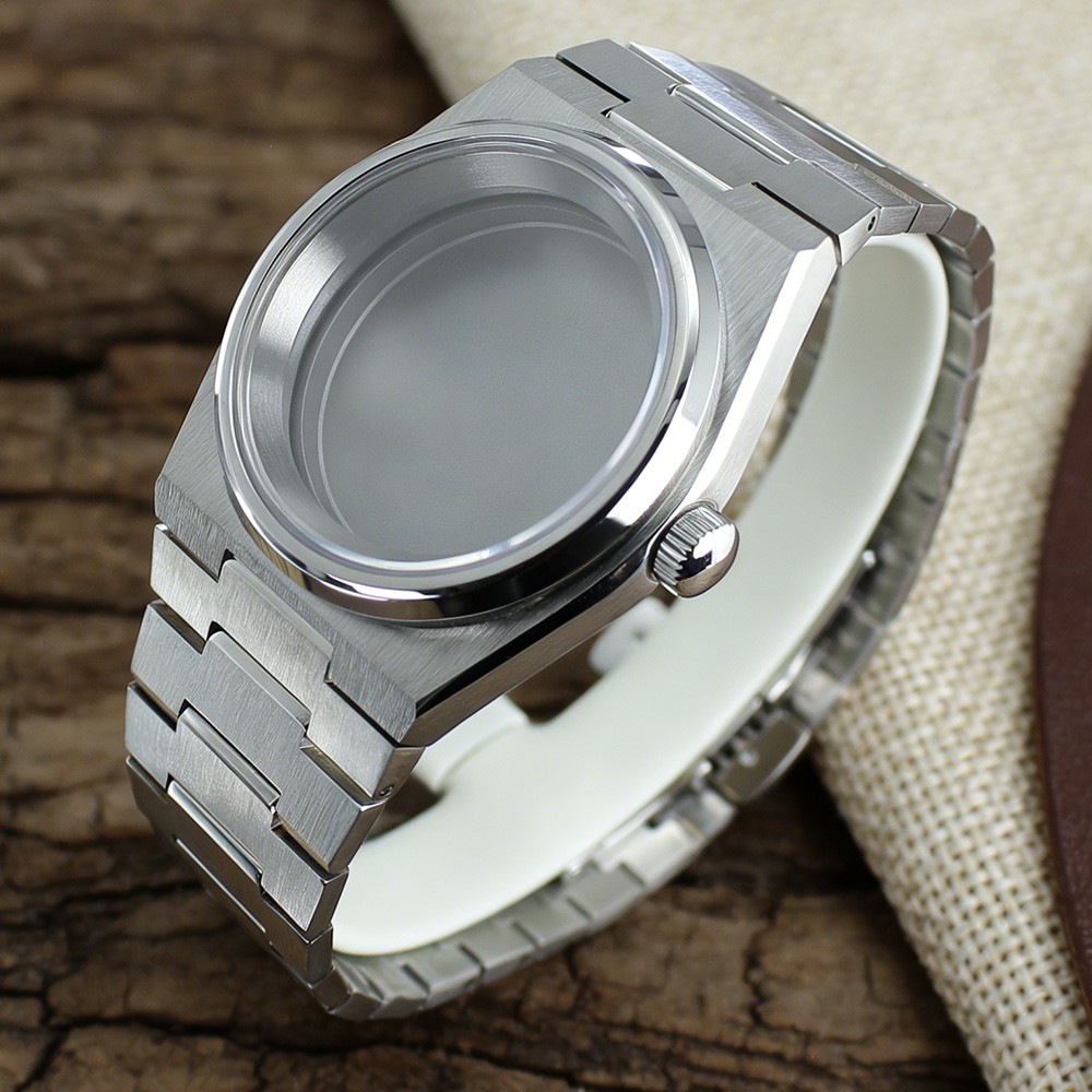 Modify PRX Mod 40mm Watch Case Wristband Sapphire Steel For Seiko NH35 NH36 NH38