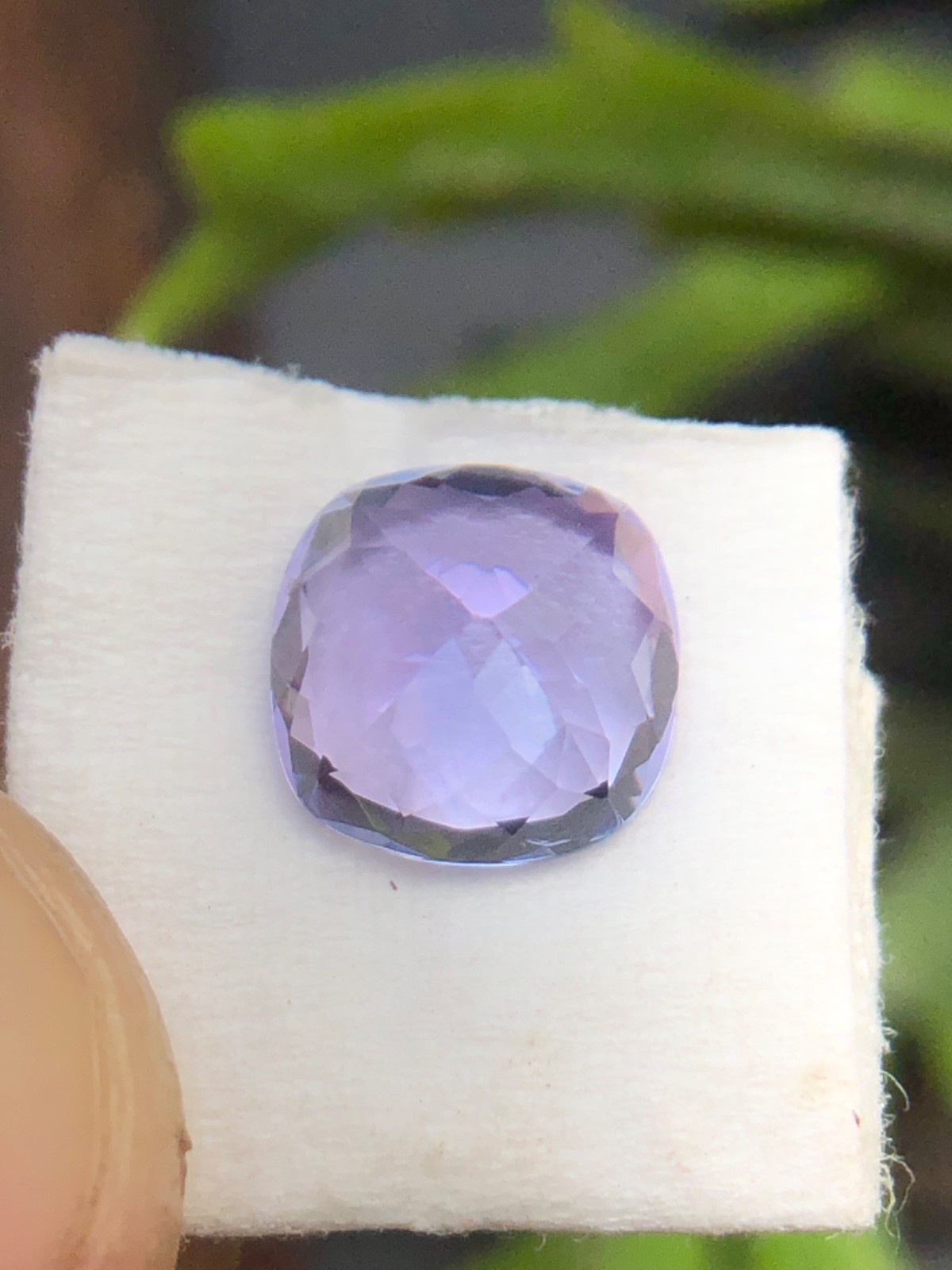 Natural Blue Purple Zoisite Tanzanite Cushion Cut Loose Gemstone For Jewelry