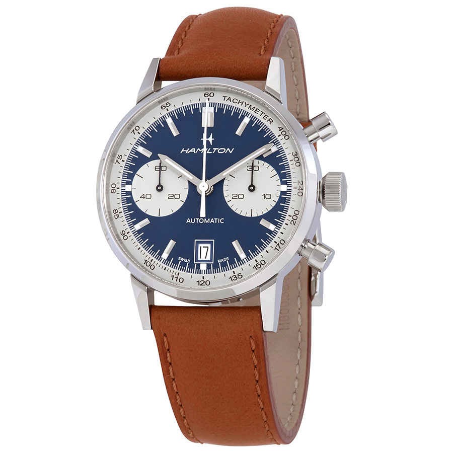 Hamilton Intra-Matic Chronograph Automatic Blue Dial Men’s Watch H38416541