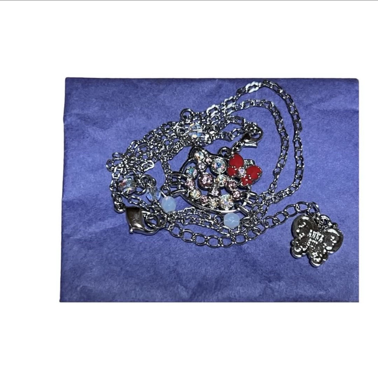 ANNA SUI x Hello Kitty Necklace & Charm Sanrio Character Brand new Unused Japan