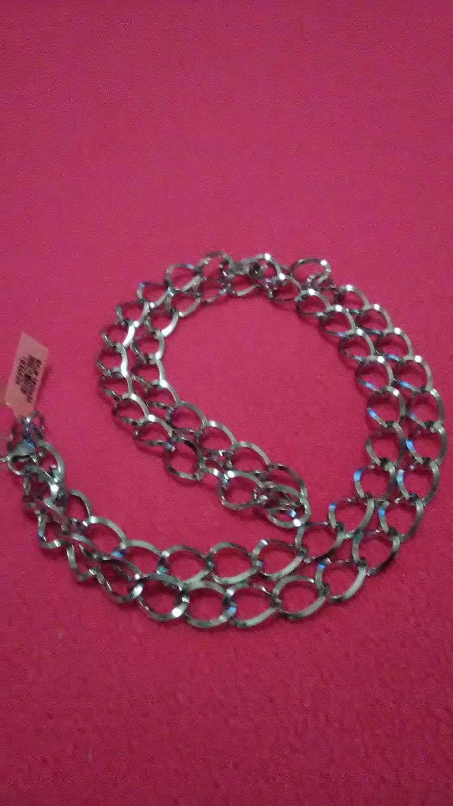 Stainless Steel Curb Chain Necklace (30 in) 20 grams
