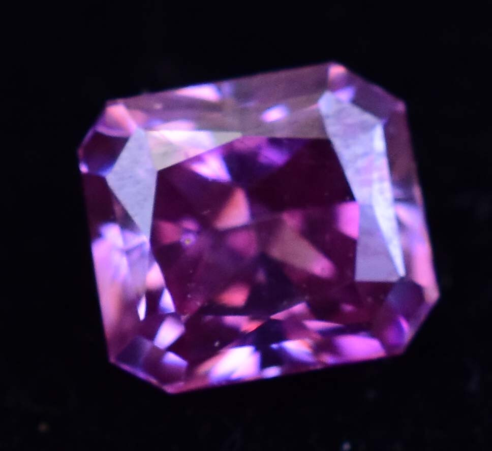 Lab-Grown 0.50Ct Pink CVD Diamond 4.70mm Asscher, Clarity VVS1,Certified Diamond