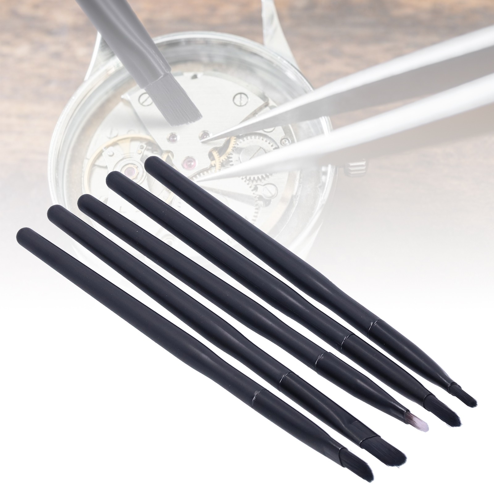 Watch Cleaning Brush Set Wristwatch Movement Small Part Cleaning Soft Brushes
