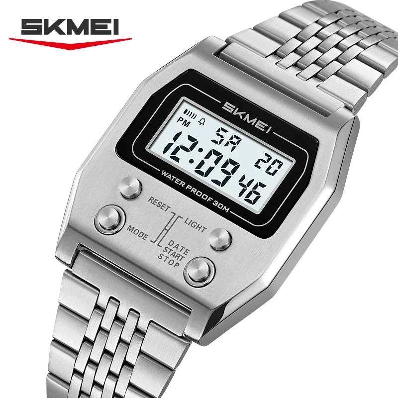 SKMEI 2460 Fashion Brand Men’s Electronic Watch Multifunction Luminous Calendar
