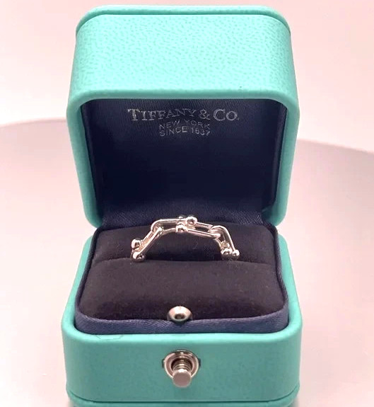 Tiffany Micro link, Hardware Sterling Silver Ring