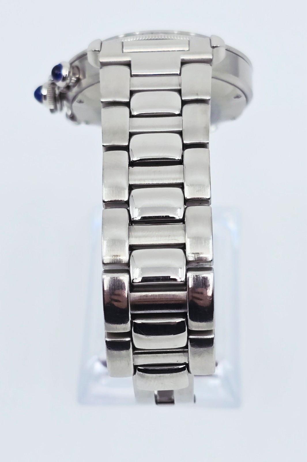 Cartier Pasha De Cartier Chronograph Quartz 38mm Stainless Steel Watch Ref 1050